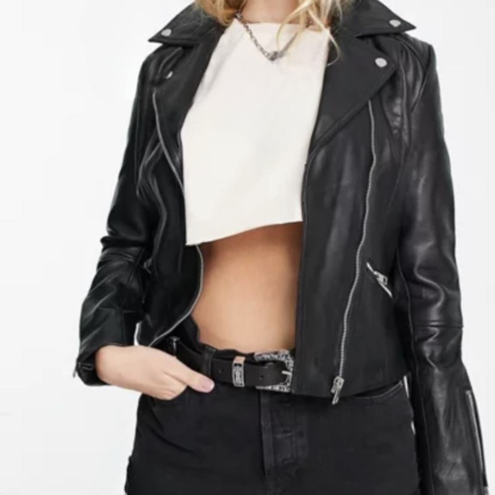 The Baddest of Them All Real Leather Jacket